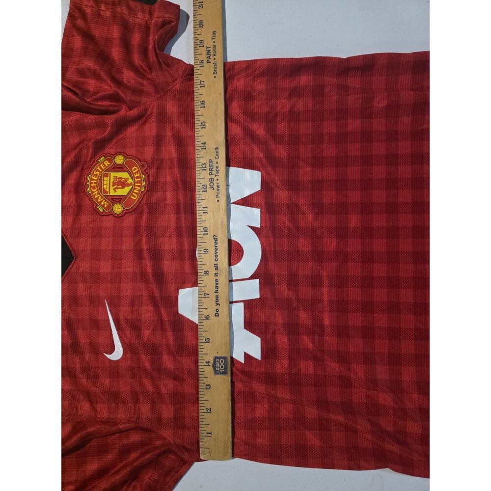 Nike Manchester United AON Home Soccer Jersey Dri-FIT Red Authentic Men's S - Picture 5 of 6